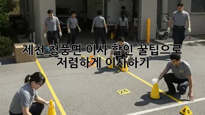 제천 청풍면 이사 할인: 꿀팁으로 저렴하게 이사하기!